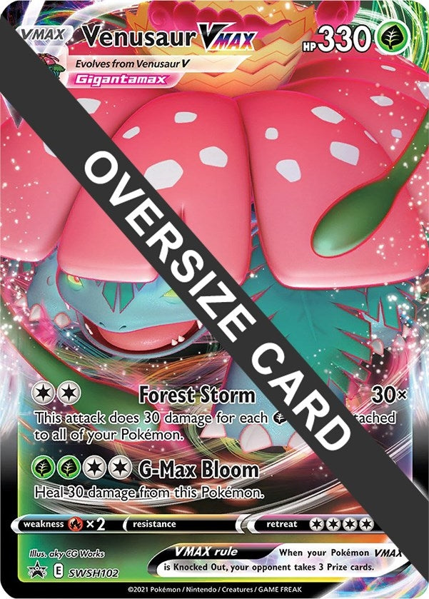 Image for Venusaur VMAX - SWSH102 (SWSH102) (Jumbo Cards) (PR) - Pokemon