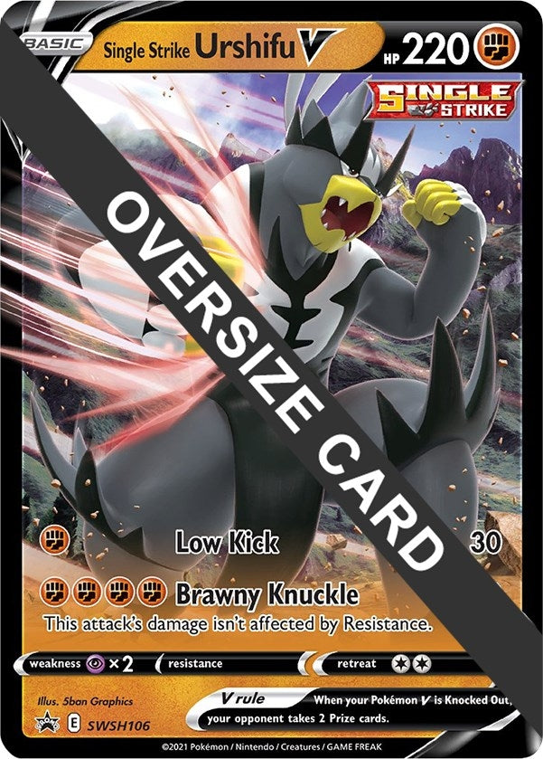 Image for Single Strike Urshifu V - SWSH106 (SWSH106) (Jumbo Cards) (PR) - Pokemon