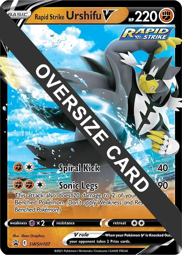 Image for Rapid Strike Urshifu V - SWSH107 (SWSH107) (Jumbo Cards) (PR) - Pokemon