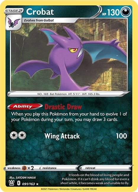 Image for Crobat (091/163) (Deck Exclusives) (PR) - Pokemon