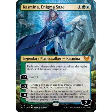 Kasmina, Enigma Sage (Borderless) (279) (Strixhaven: School of Mages) - PokeBox USA