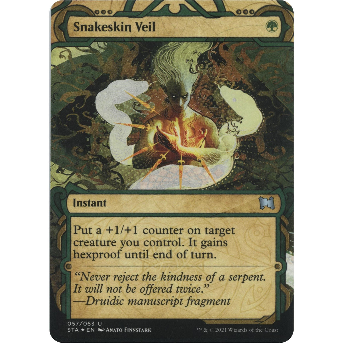 Snakeskin Veil (Foil Etched) (57) (Strixhaven: Mystical Archive) - PokeBox USA