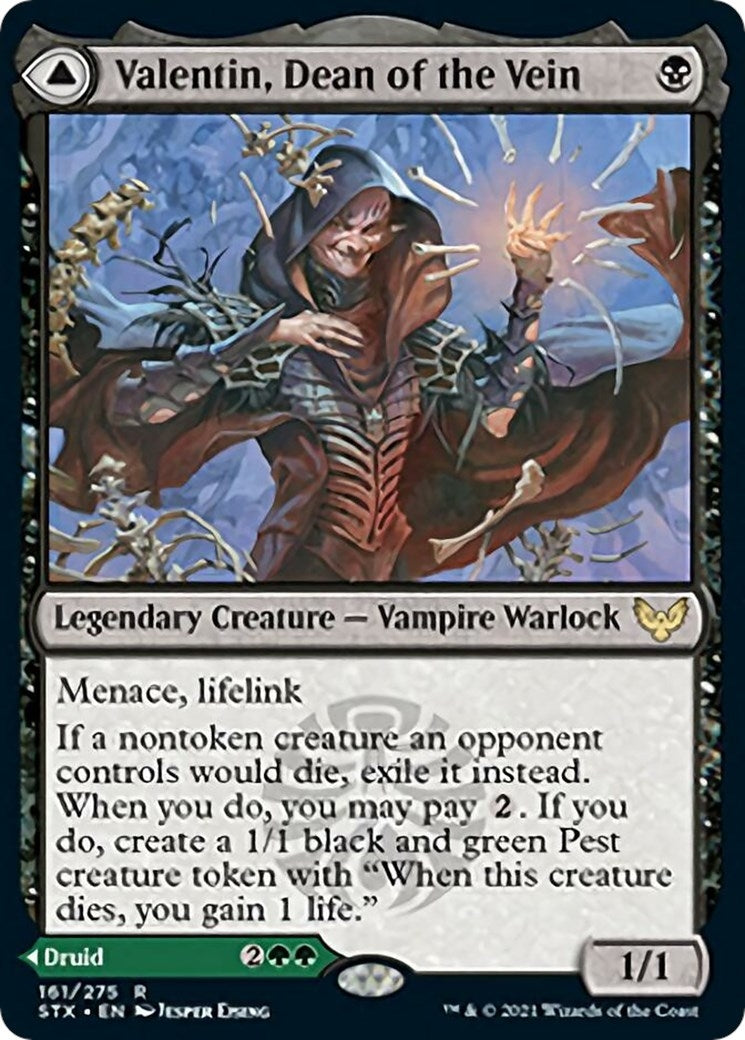 Valentin, Dean of the Vein (161) (Strixhaven: School of Mages)