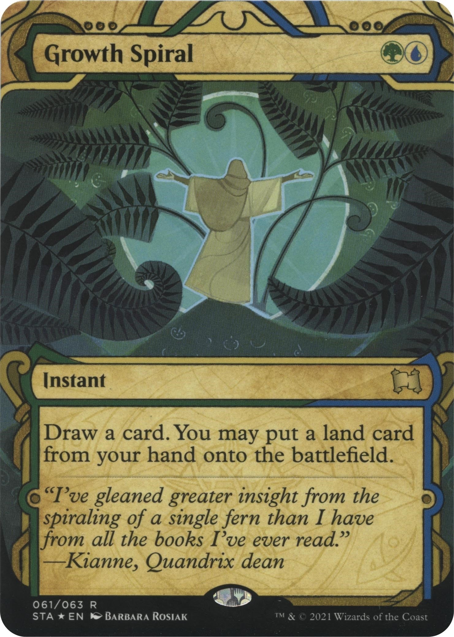 Growth Spiral (Foil Etched) (61) (Strixhaven: Mystical Archive) - PokeBox USA