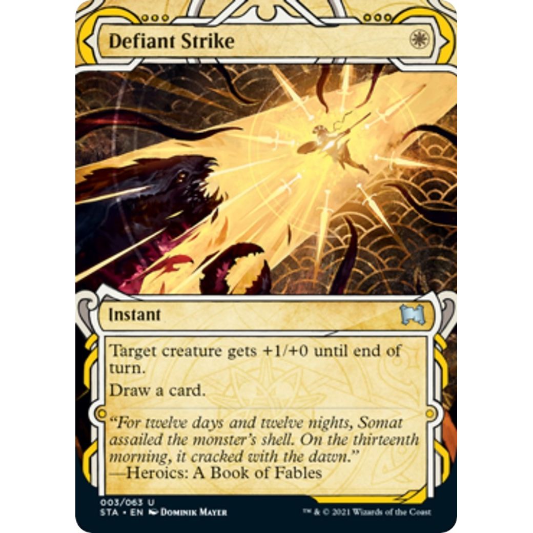 Defiant Strike (3) (Strixhaven: Mystical Archive) - PokeBox USA