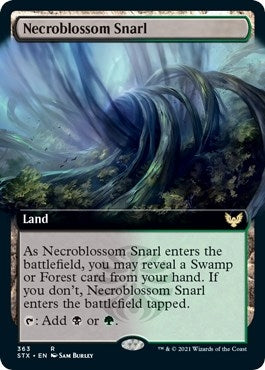 Necroblossom Snarl (Extended Art) (363) (Strixhaven: School of Mages) - PokeBox USA