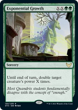 Exponential Growth (130) (Strixhaven: School of Mages)