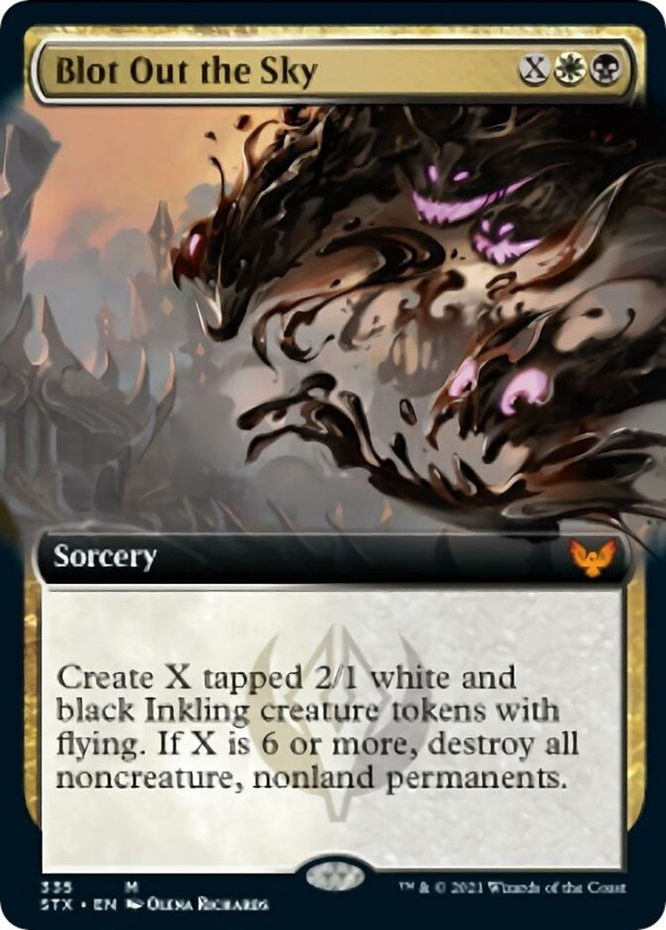 Blot Out the Sky (Extended Art) (335) (Strixhaven: School of Mages)