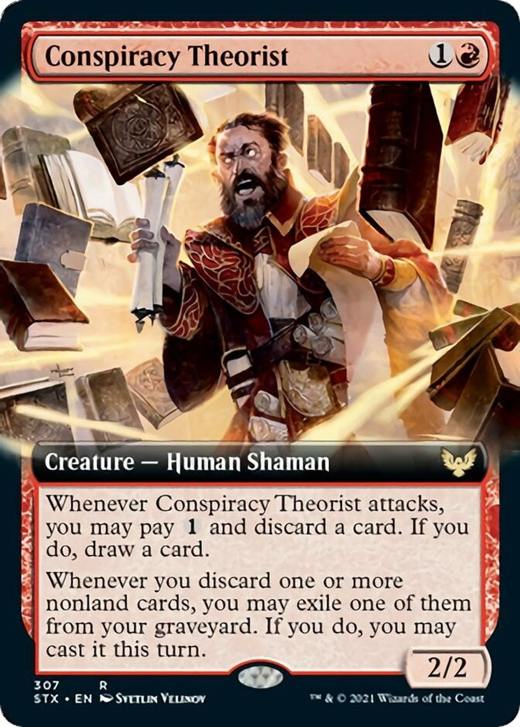Conspiracy Theorist (Extended Art) (307) (Strixhaven: School of Mages)