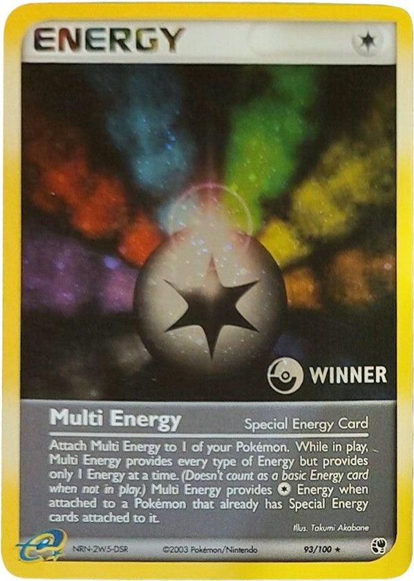 Image for Multi Energy (Special) - 93/100 [Winner] (093/100) (League & Championship Cards) (PR) - Pokemon