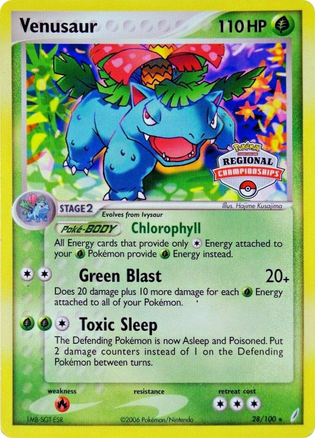 Image for Venusaur - 28/100 (Regional Championships) (028/100) (League & Championship Cards) (PR) - Pokemon