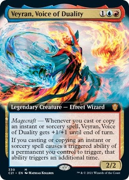 Veyran, Voice of Duality (Extended Art) (330) (Commander 2021) - PokeBox USA