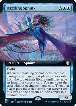 Dazzling Sphinx (Extended Art) (352) (Commander 2021)