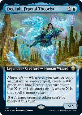 Deekah, Fractal Theorist (Extended Art) (353) (Commander 2021)