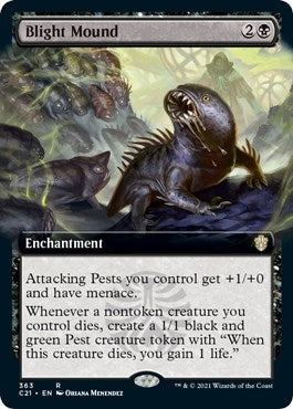 Blight Mound (Extended Art) (363) (Commander 2021) - PokeBox USA