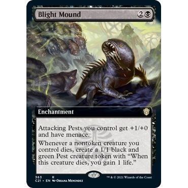 Blight Mound (Extended Art) (363) (Commander 2021) - PokeBox USA