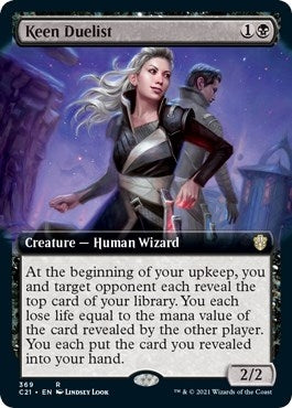 Keen Duelist (Extended Art) (369) (Commander 2021) - PokeBox USA