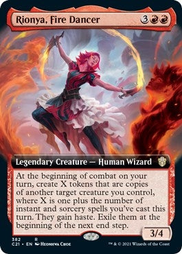 Rionya, Fire Dancer (Extended Art) (382) (Commander 2021)