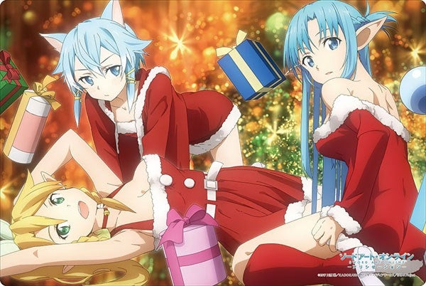 Image for Bushiroad Rubber Mat Collection Vol.794: Sword Art Online -Alicization- Asuna, Leafa, Sinon Christmas ver. - Playmats