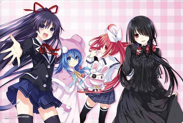 Image for Bushiroad Rubber Mat Collection Vol.806: Fujimi Fantasia Bunko Date A Live - Tohka, Yoshino, Kotori, Kurumi - Playmats