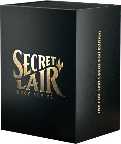 Image for Secret Lair Superdrop: The Full-Text Lands - Traditional Foil Edition - Magic: The Gathering