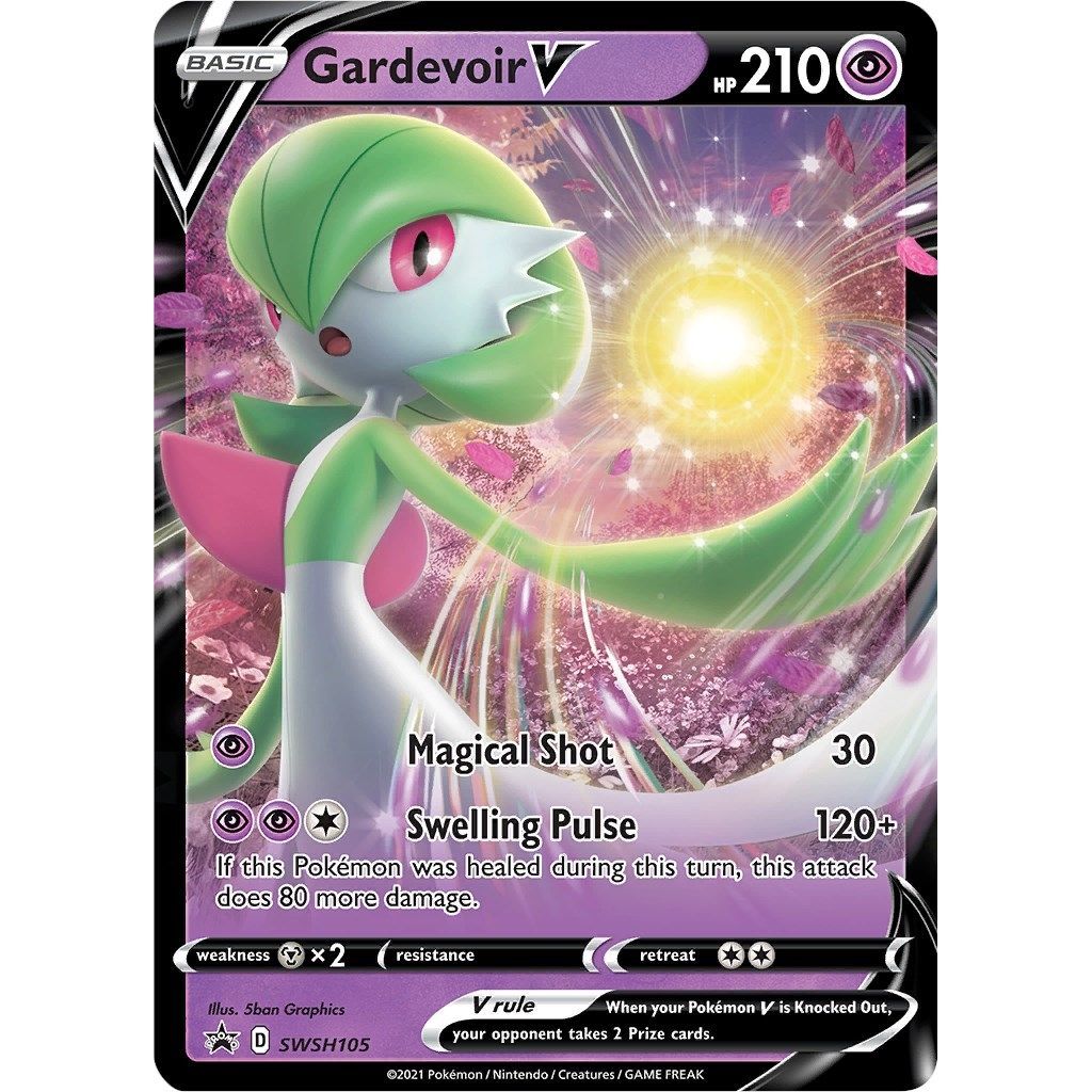 Gardevoir V - SWSH105 (SWSH105) (SWSH: Sword & Shield Promo Cards) - PokeBox USA