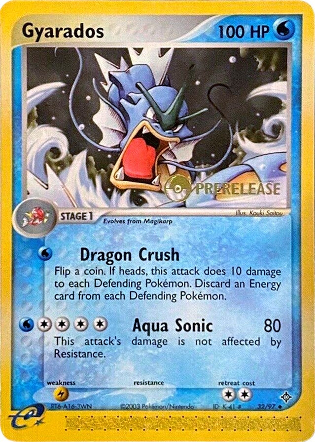 Image for Gyarados - 32/97 (Prerelease) (32/97) (Nintendo Promos) (PR) - Pokemon