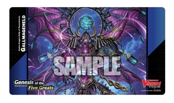 Image for Cardfight!! Vanguard overDress Preorder Playmat: Genesis of the Five Greats - Hades Dragon Deity of Resentment, Gallmageheld - Playmats