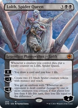 Lolth, Spider Queen (Borderless) (284) (Adventures in the Forgotten Realms)