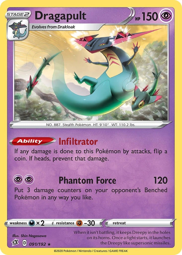 Image for Dragapult (091/192) (Deck Exclusives) (PR) - Pokemon