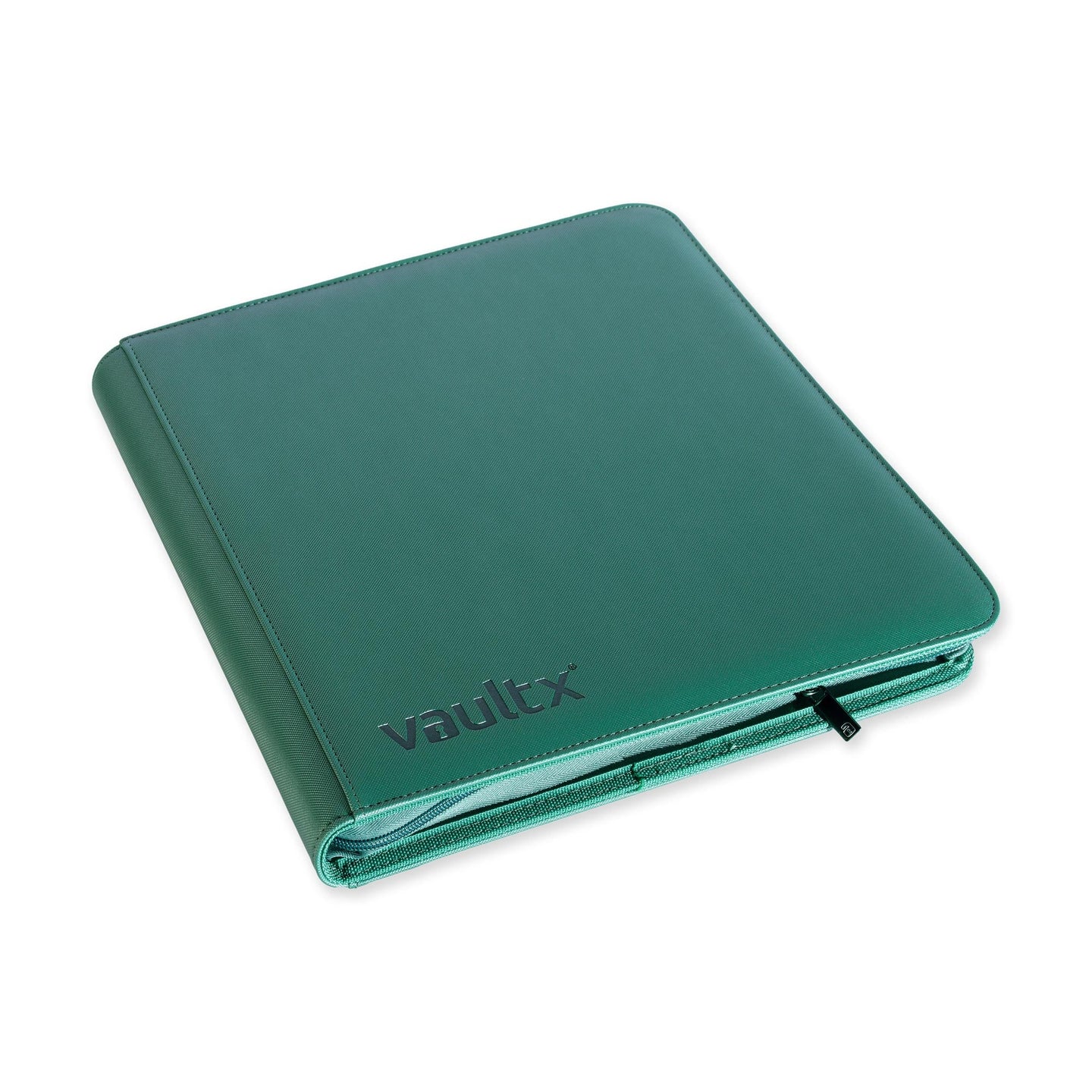 Vaultx - 12-Pocket Exo-Tec® Zip Binder - Metallic Green