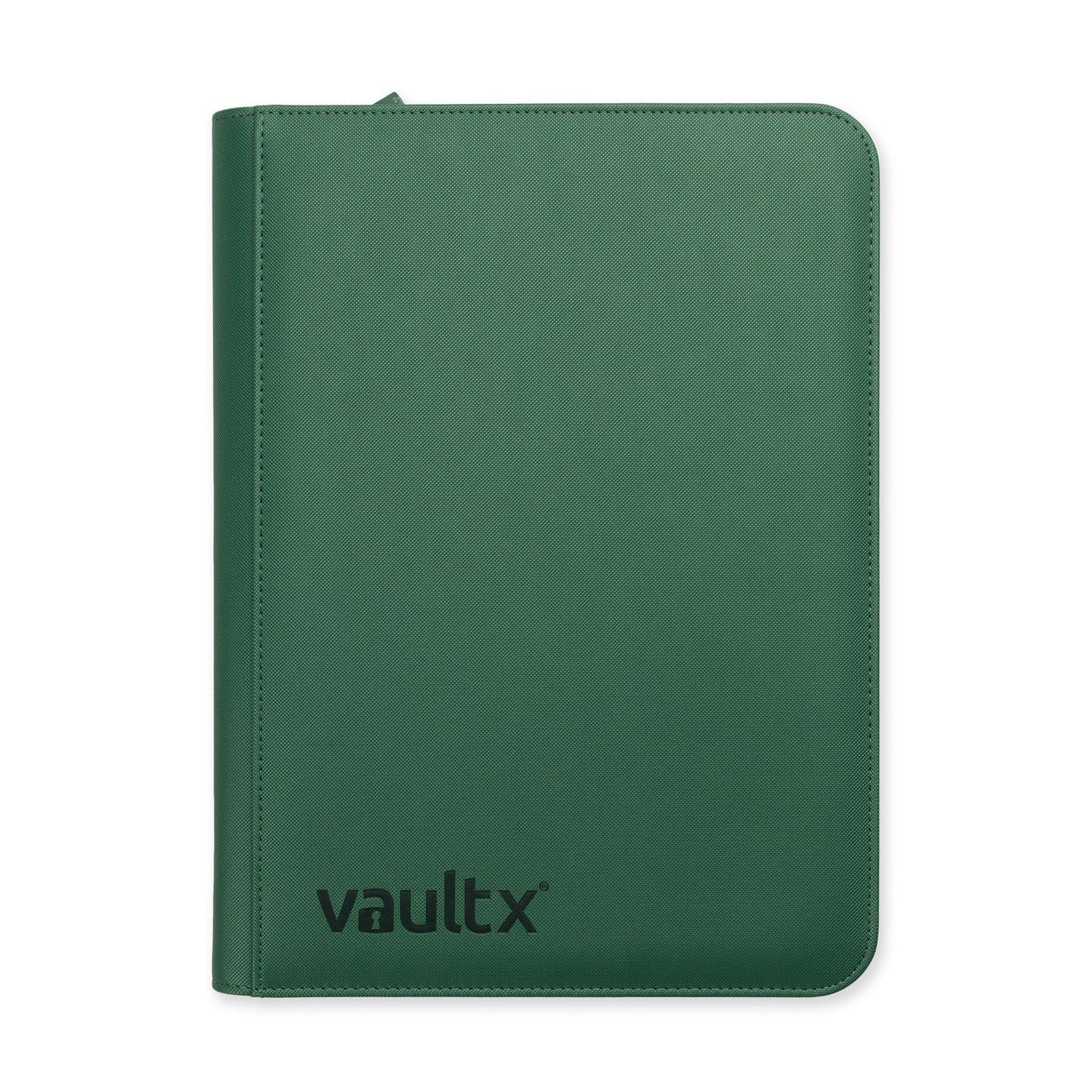 Vaultx - 9-Pocket Exo-Tec® Zip Binder - Metallic Green