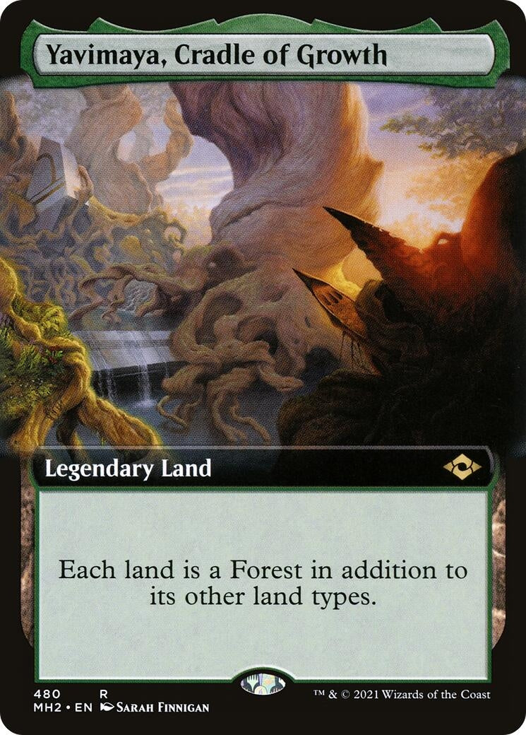 Yavimaya, Cradle of Growth (Extended Art) (480) (Modern Horizons 2) - PokeBox USA