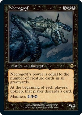 Necrogoyf (Retro Frame) (Foil Etched) (398) (Modern Horizons 2)