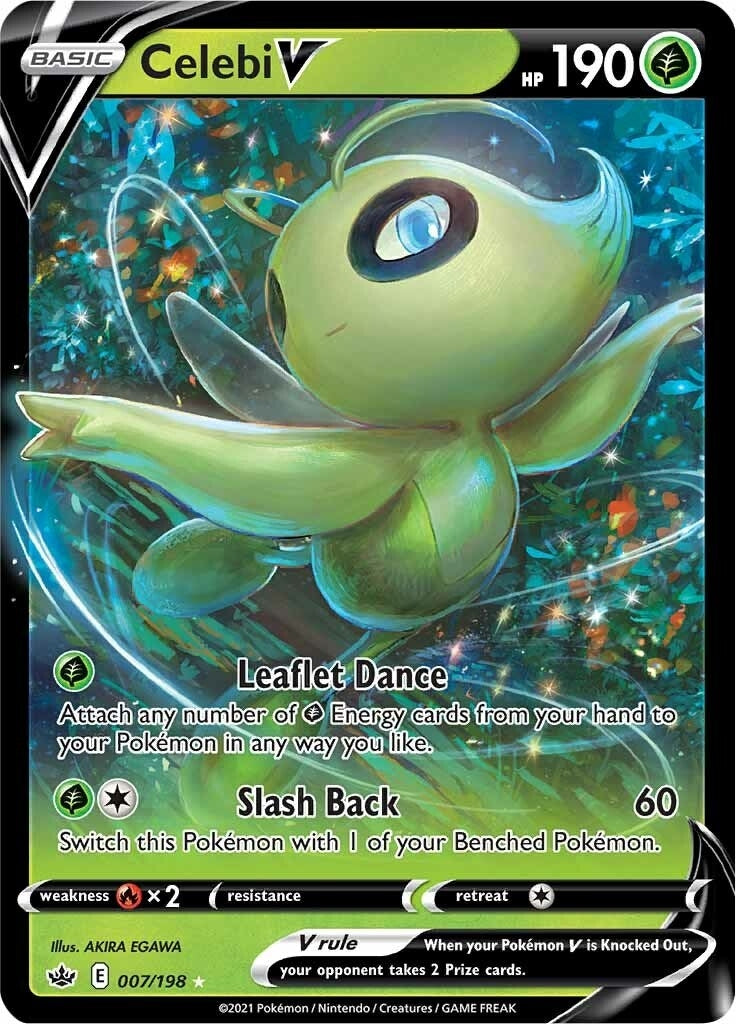 Image for Celebi V (007/198) (SWSH06: Chilling Reign) (SWSH06) - Pokemon