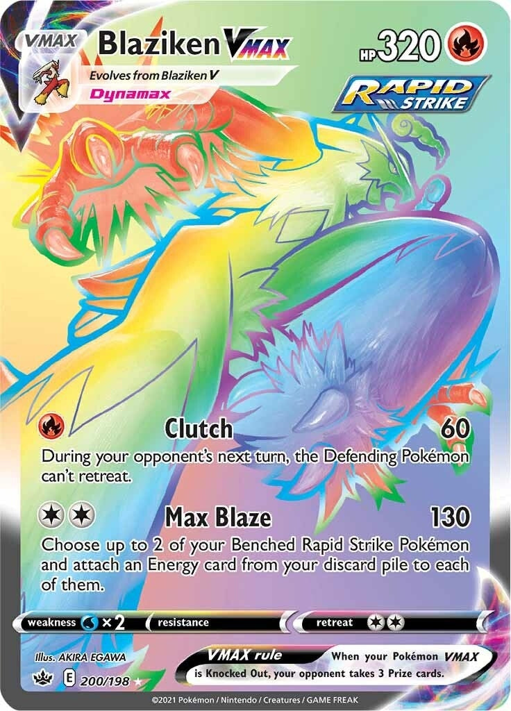 Image for Blaziken VMAX (Secret) (200/198) (SWSH06: Chilling Reign) (SWSH06) - Pokemon