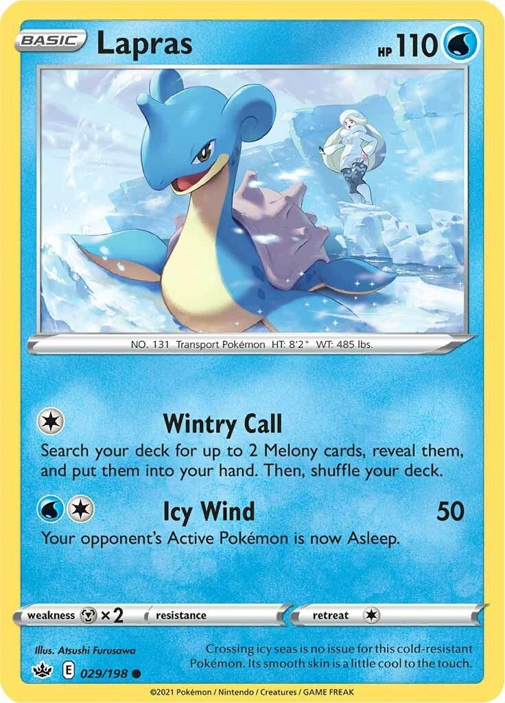 Image for Lapras (029/198) (SWSH06: Chilling Reign) (SWSH06) - Pokemon