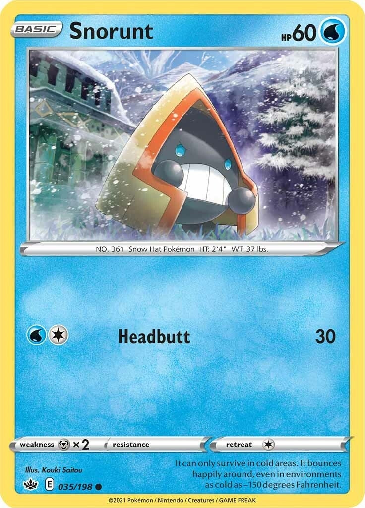 Image for Snorunt (035/198) (SWSH06: Chilling Reign) (SWSH06) - Pokemon