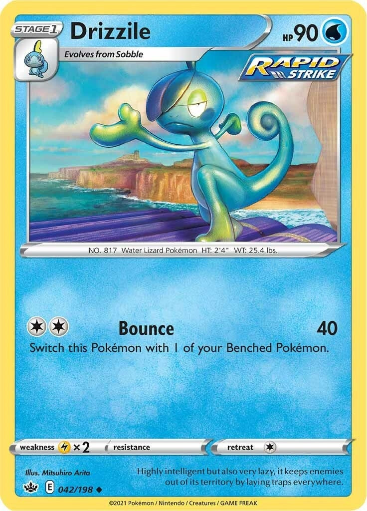 Image for Drizzile (042/198) (SWSH06: Chilling Reign) (SWSH06) - Pokemon