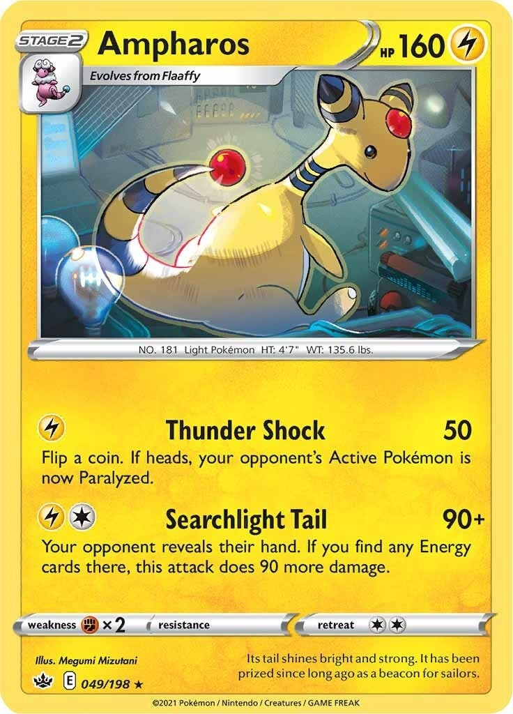 Image for Ampharos (049/198) (SWSH06: Chilling Reign) (SWSH06) - Pokemon