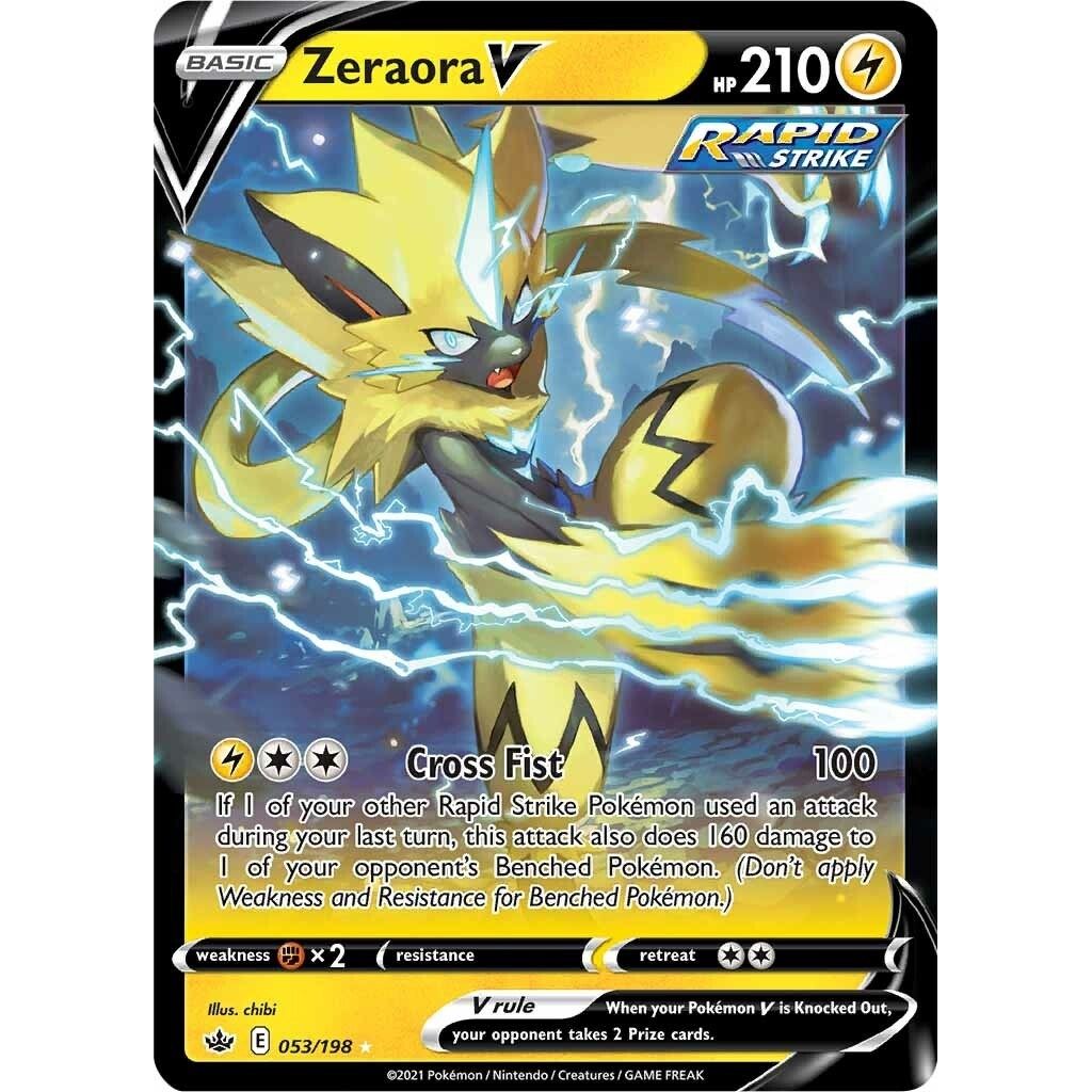 Zeraora V (053/198) (SWSH06: Chilling Reign) - PokeBox USA