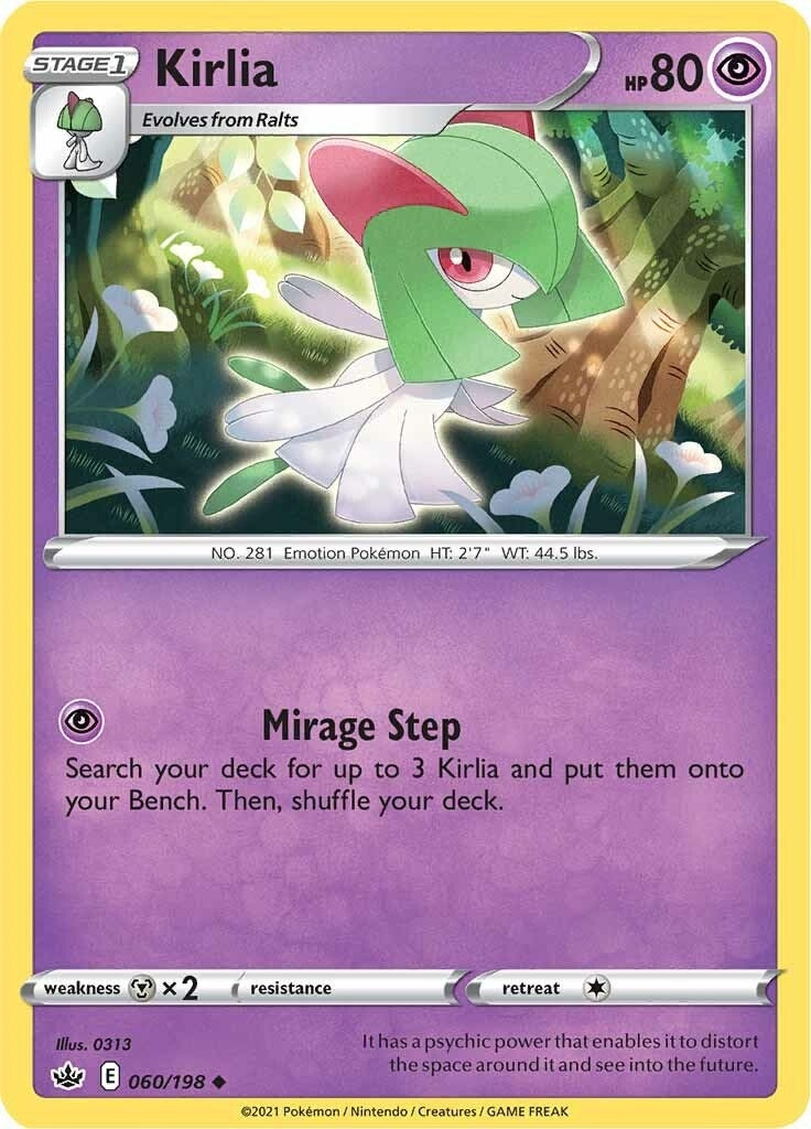 Image for Kirlia (060/198) (SWSH06: Chilling Reign) (SWSH06) - Pokemon