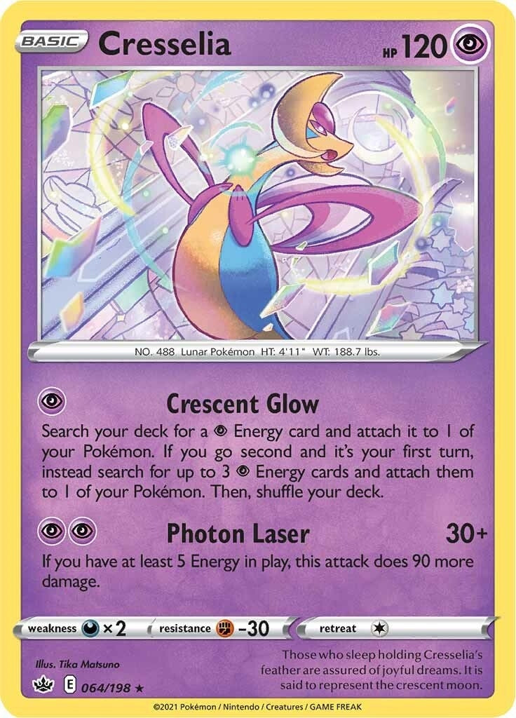 Image for Cresselia (064/198) (SWSH06: Chilling Reign) (SWSH06) - Pokemon