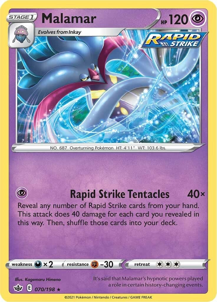 Image for Malamar (070/198) (SWSH06: Chilling Reign) (SWSH06) - Pokemon