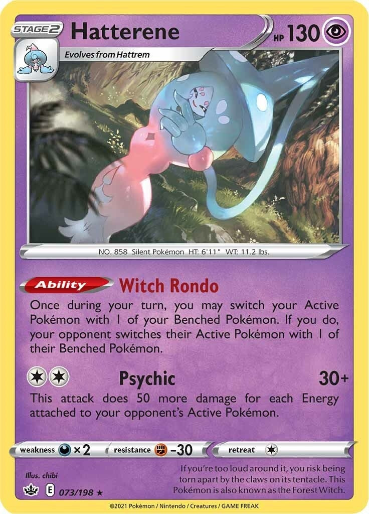 Image for Hatterene (073/198) (SWSH06: Chilling Reign) (SWSH06) - Pokemon