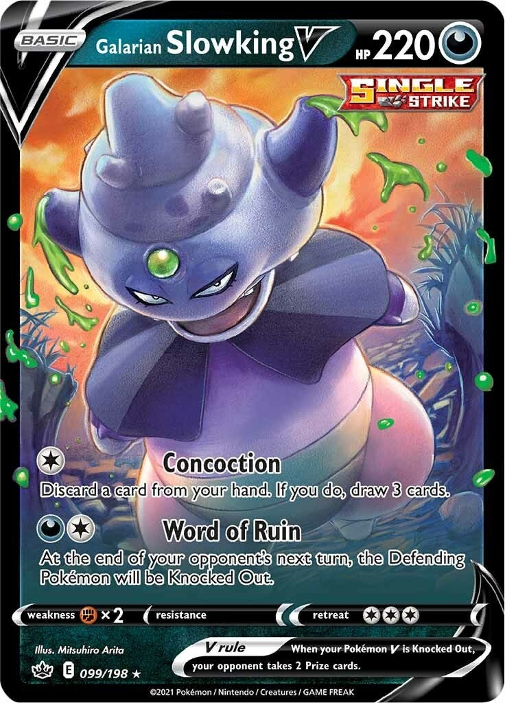 Image for Galarian Slowking V (099/198) (SWSH06: Chilling Reign) (SWSH06) - Pokemon