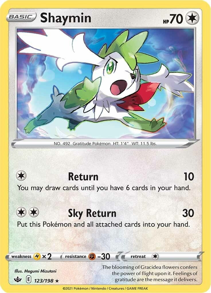 Image for Shaymin (123/198) (SWSH06: Chilling Reign) (SWSH06) - Pokemon