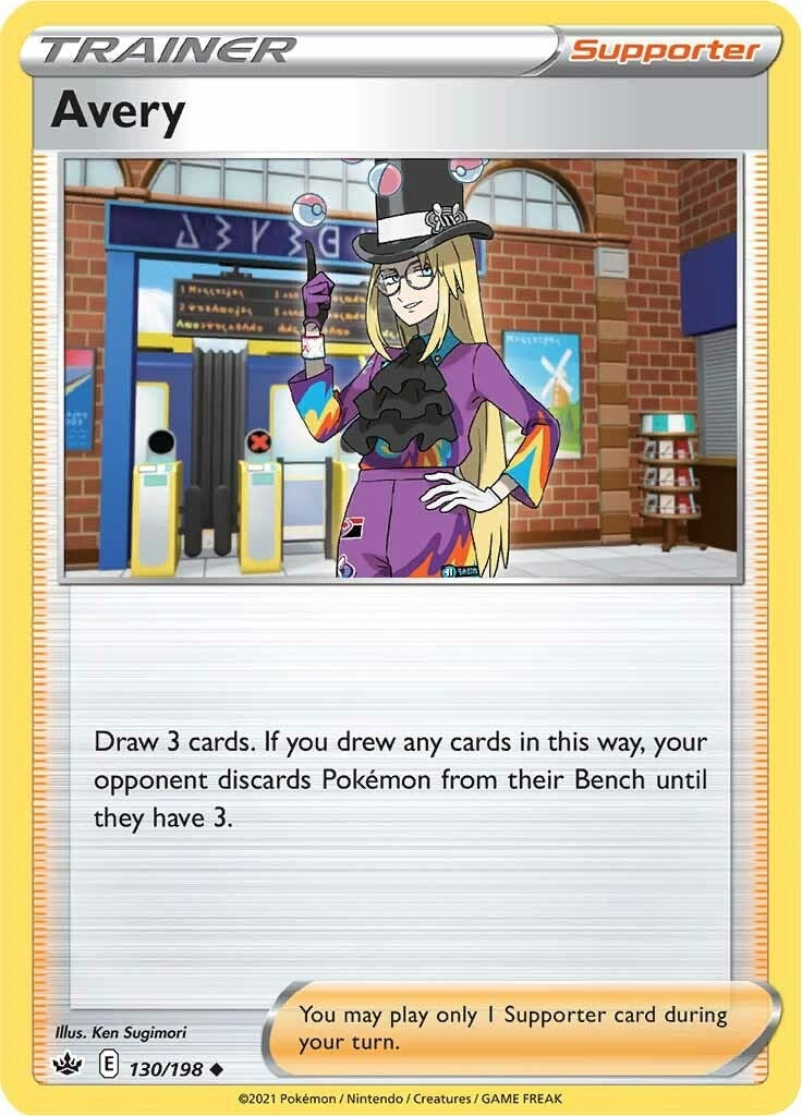 Image for Avery (130/198) (SWSH06: Chilling Reign) (SWSH06) - Pokemon