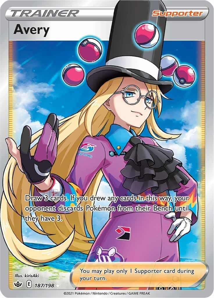 Image for Avery (Full Art) (187/198) (SWSH06: Chilling Reign) (SWSH06) - Pokemon