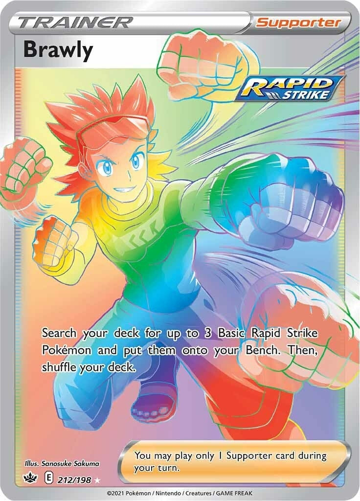Image for Brawly (Secret) (212/198) (SWSH06: Chilling Reign) (SWSH06) - Pokemon